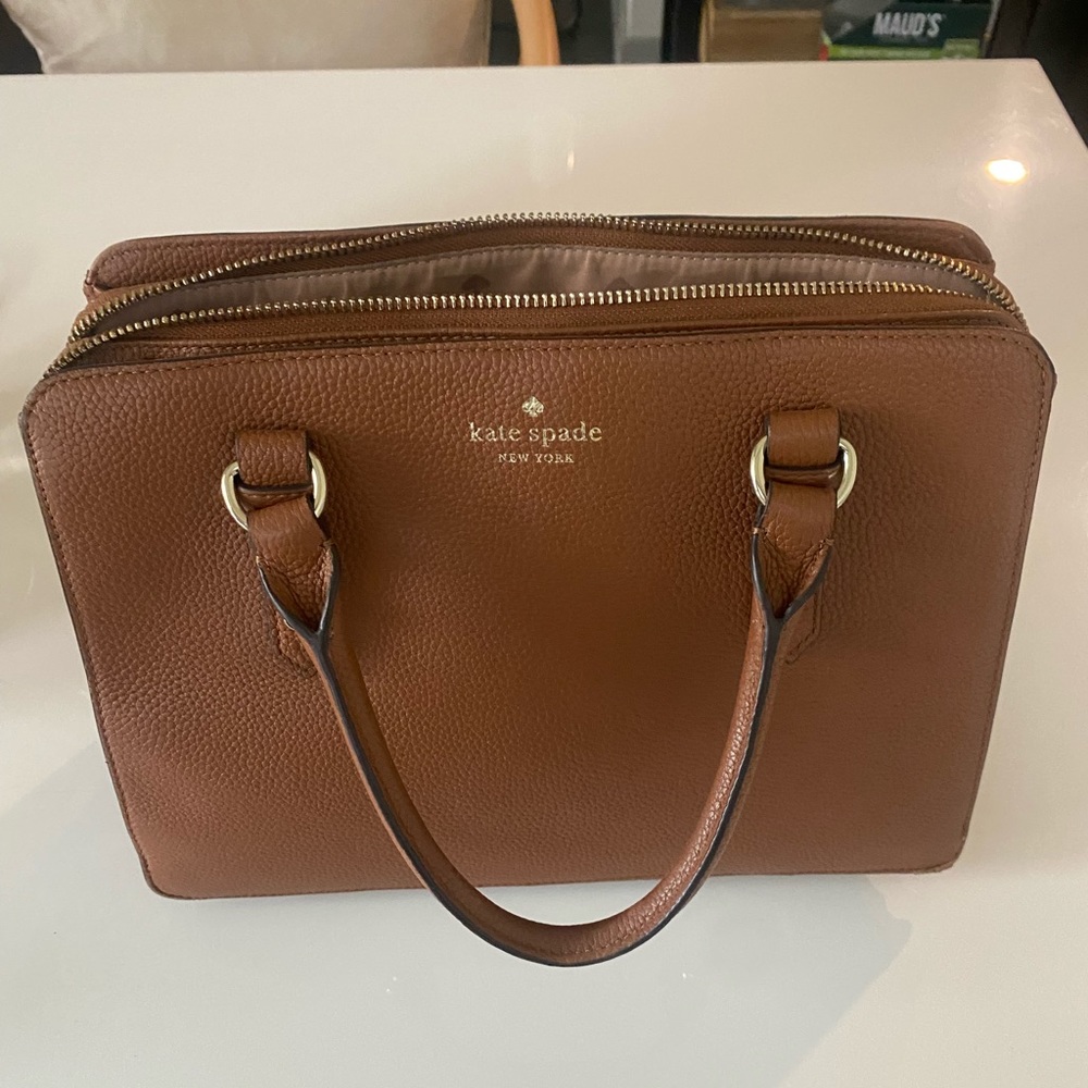 Kate Spade Cognac Mulberry Street Leather Purse